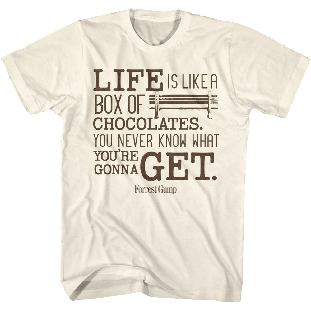 Life Is Like A Box Of Chocolates Forrest Gump Tshirt